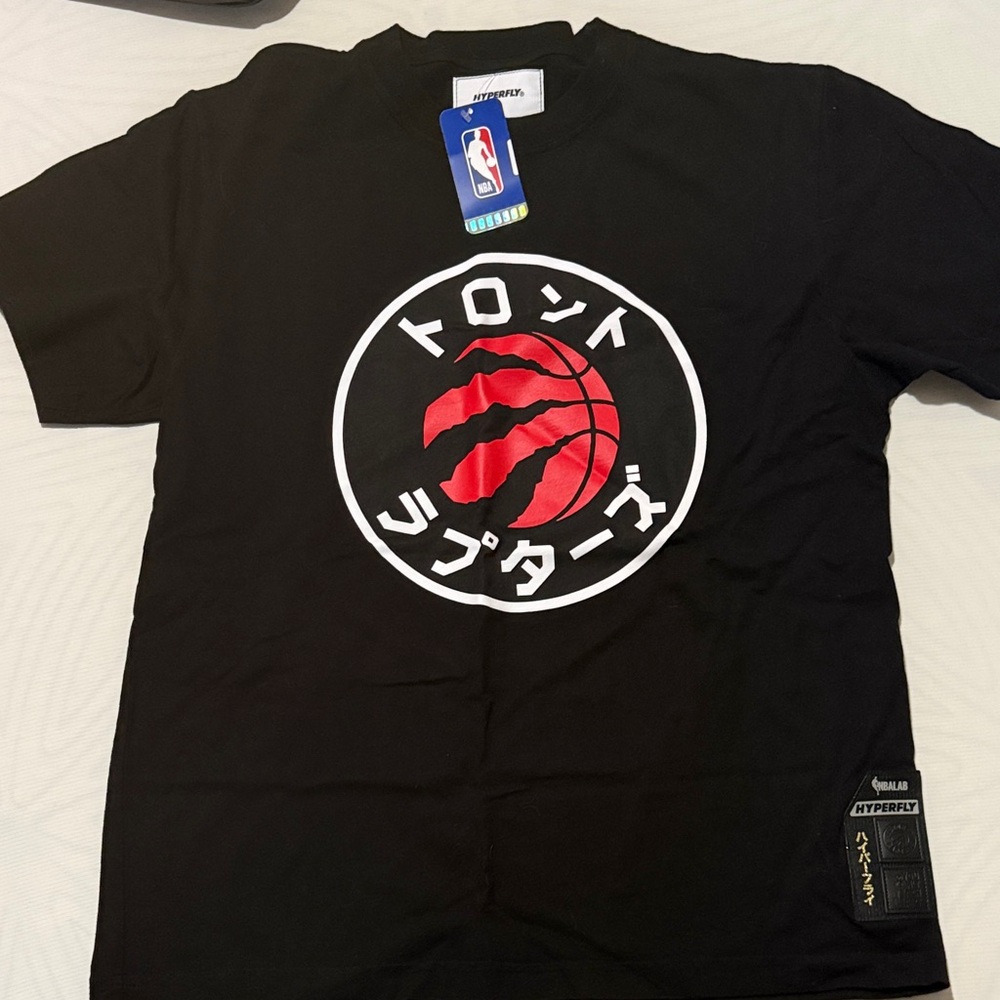 Black HYPERFLY Toronto Raptors Graphic T-Shirt men’s LARGE